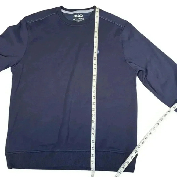 IZOD Advantage Performance Stretch Mens Size Medium Dark Blue NWOT Fleece - Picture 8 of 8